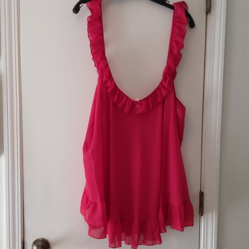 Hips & Curves Sheer Babydoll - 4X